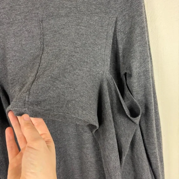 Forte Cashmere Long Sleeve Draped 100% Cashmere Sweater Women’s Size Large NWT - Picture 5 of 6